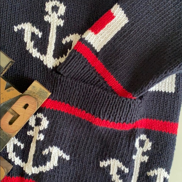 🆕MISO 100% Cotton Nautical Cardigan - Picture 8 of 8